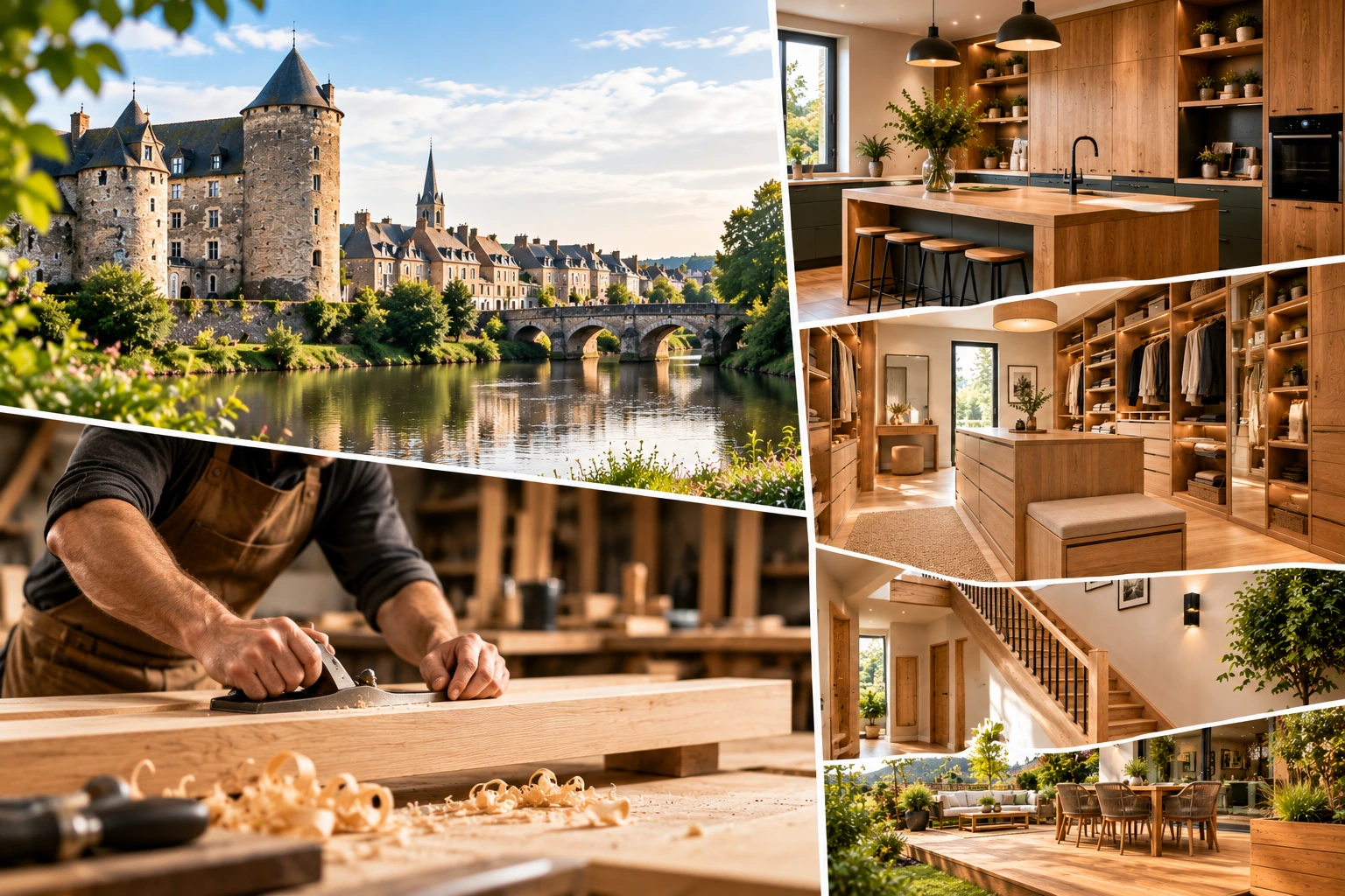 Menuiserie à Châteaugiron et réalisations sur mesure en bois